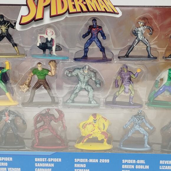 Nano MetalFigs Marvel SpiderMan Series 7 Jada Toys Die-Cast Figures 18 count NEW - Picture 3 of 11